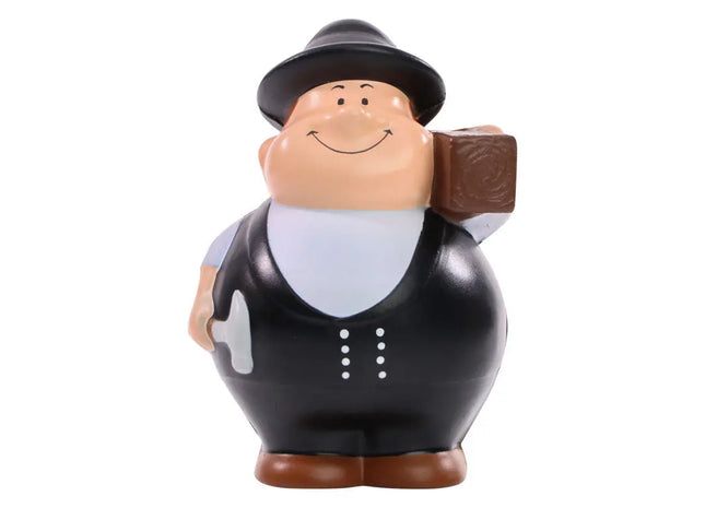 Bunter SQUEEZIES Zimmermann Bert - Mehrfarbiges Handwerker-Antistress-Spielzeug TK Gruppe® Grosshandel 