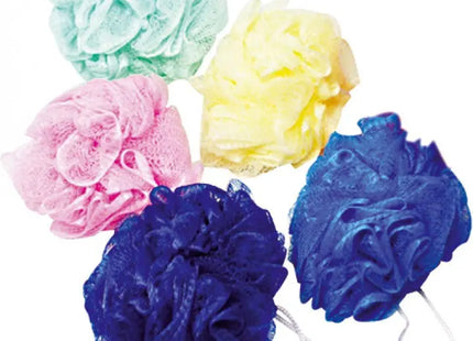 Buntes Duschball Badeschwamm-Set, 50g, 12cm - Für Sanfte Reinigung TK Gruppe® Grosshandel 