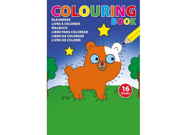 Buntes Kinder Malbuch Papier Constanze - für kreative Ausdrücke und stundenlangen Spaß TK Gruppe® Grosshandel 