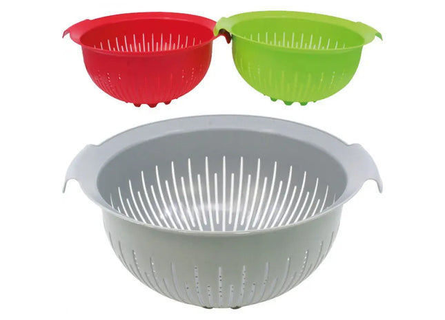 Buntes Sieb-Set, 26cm, in 3 Farben sortiert, Ideal für die moderne Küche TK Gruppe® Grosshandel 
