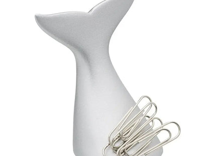 Büroklammernhalter REFLECTS-MENDOTA – Stilvoller Silberner Magnetischer Halter für Büroklammern TK Gruppe® Grosshandel 