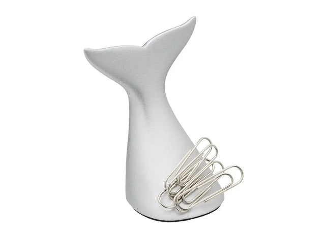 Büroklammernhalter REFLECTS-MENDOTA – Stilvoller Silberner Magnetischer Halter für Büroklammern TK Gruppe® Grosshandel 