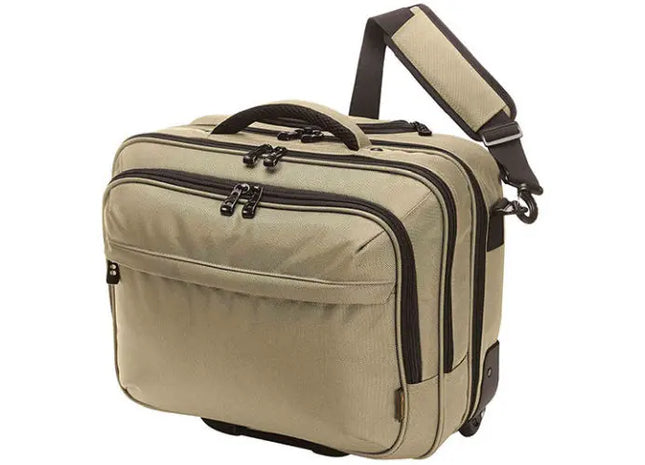 Business-Trolley MISSION - Professioneller Büro-Reisetrolley in Beige TK Gruppe® Grosshandel 