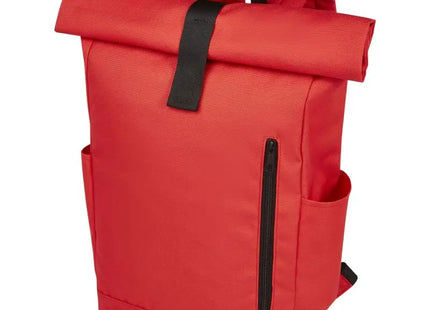 Byron Roll-Top Rucksack 18L, 15,6 GRS RPET, Rot TK Gruppe® Grosshandel 