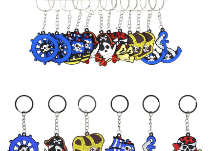 K/C Pirat 5 cm, 6 verschiedene Designs - Sammlerstücke und Partyzubehör TK Gruppe® Grosshandel 