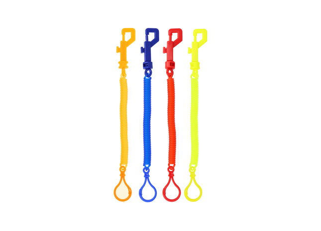 Multifunktionale K/C-Spirale 12 cm mit Clip, 4 Farben – vielseitiges Organisationswerkzeug TK Gruppe® Grosshandel 