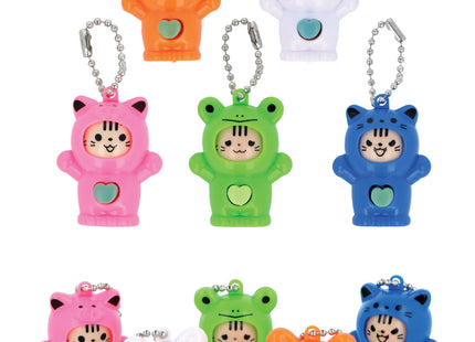 K/C Tiergesicht Veränderung 4,3 cm – 5 verschiedene Motive, Spaßspiel für Kinder TK Gruppe® Grosshandel 