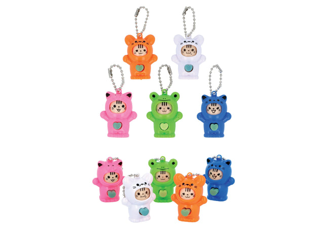 K/C Tiergesicht Veränderung 4,3 cm – 5 verschiedene Motive, Spaßspiel für Kinder TK Gruppe® Grosshandel 