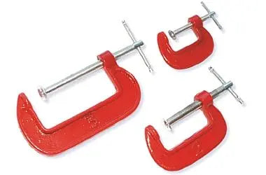 C-ZWINGENSATZ: Robuster C-Zwingsatz - Vielseitiges Klemmenset für Holzbearbeitung, Metallbearbeitung und Heimwerkerprojekte TK Gruppe® Grosshandel 