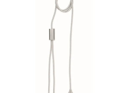 CABLONG 2-in-1 Ladekabel - Elegantes Silber TK Gruppe® Grosshandel 