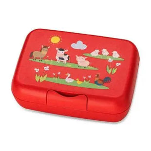 CANDY L FARM Lunchbox mit Trennschale - Bio-Rot, Vielseitig TK Gruppe® Grosshandel 