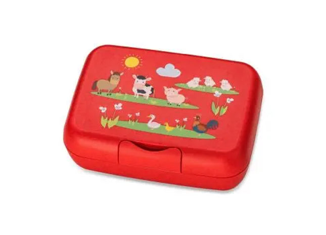 CANDY L FARM Lunchbox mit Trennschale - Bio-Rot, Vielseitig TK Gruppe® Grosshandel 