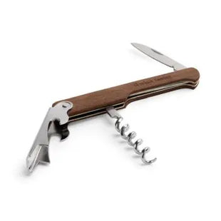 CARIN Holzkorkenzieher - Naturbelassener Premium Weinflaschenöffner TK Gruppe® Grosshandel 