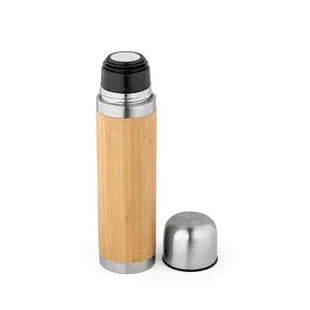 CEYLON Natur Thermokanne, Bambus & Edelstahl, 450ml - Natürlich TK Gruppe® Grosshandel 