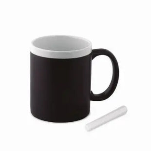 CHALCKY Kreidetafel-Kaffeebecher 300 ml - Schreibbar, Weiß TK Gruppe® Grosshandel 