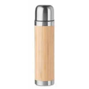 CHAN BAMBOO Thermokanne, 400ml - Natürliches Holzdesign TK Gruppe® Grosshandel 