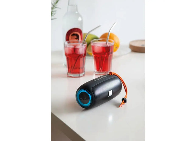 CHANGE Kabelloser LED-Lautsprecher - Stilvolles Schwarz TK Gruppe® Grosshandel 