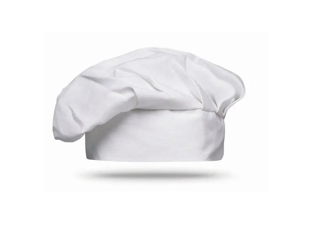 CHEF Baumwoll-Kochmütze in Weiß – Professionelle Kopfbedeckung für Küchenchefs TK Gruppe® Grosshandel 