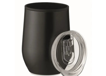 CHIN CHAN 350 ml Isolier-Trinkbecher, Doppelwandig - Schwarz TK Gruppe® Grosshandel 