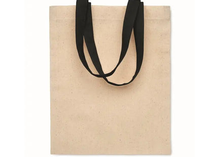 CHISAI Schwarze Kleine Baumwolltasche 140g, Kompakt & Stilvoll TK Gruppe® Grosshandel 