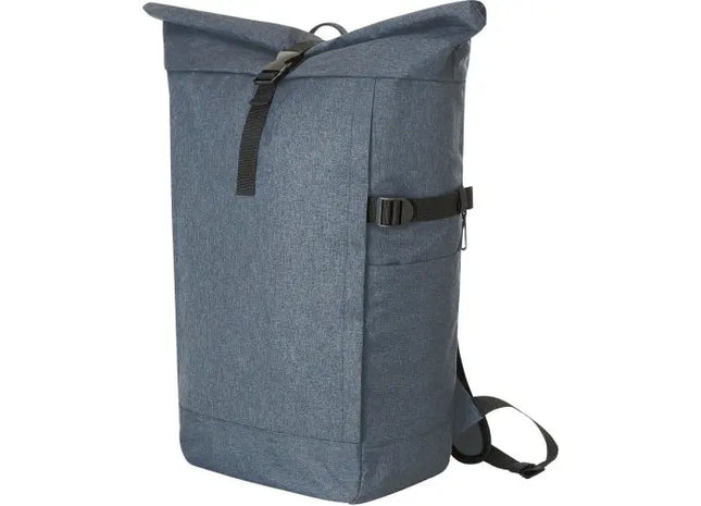 CIRCLE L Laptop-Rucksack – Blau-Grau Meliert für stilvolle Mobilität TK Gruppe® Grosshandel 