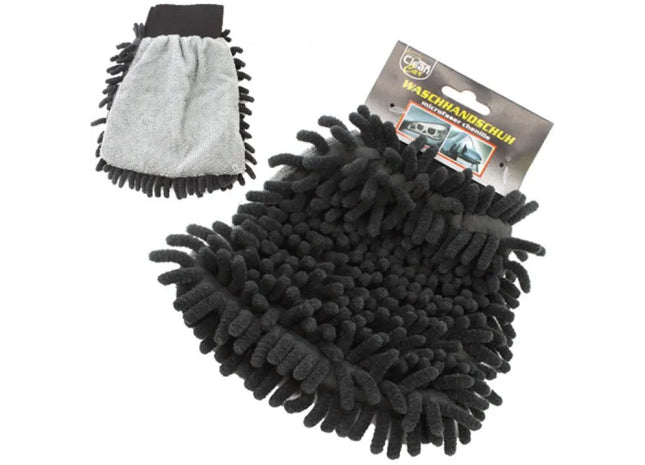 CLEAN Car Mikrofaser-Reinigungshandschuh 15x20cm für Auto-Pflege TK Gruppe® Grosshandel 