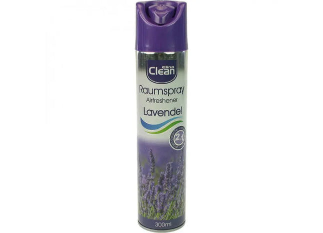 CLEAN Lavendel Raumduft-Spray, 300ml - Beruhigender und Entspannender Lufterfrischer TK Gruppe® Grosshandel 