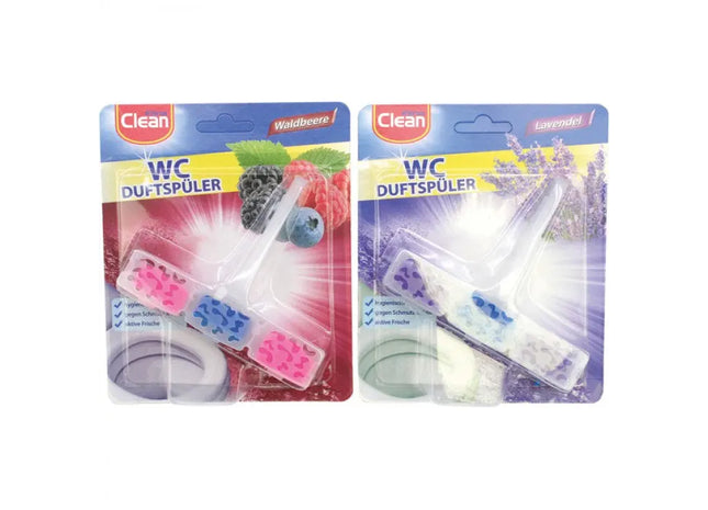 CLEAN Toiletten-Erfrischer, 11.5cm, 60g, 2 Sorten - Lang anhaltende Frische TK Gruppe® Grosshandel 