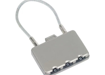 CLOSE Zahlenschloss in Silber – Sicheres Kombinationsschloss für Ihr Gepäck TK Gruppe® Grosshandel 