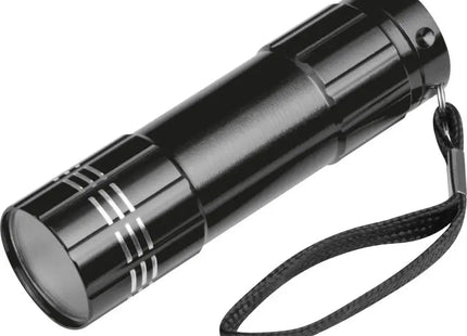 COB LED-Taschenlampe Montargis - Schwarz, ultrahell und langlebig für vielseitige Anwendungen TK Gruppe® Grosshandel 