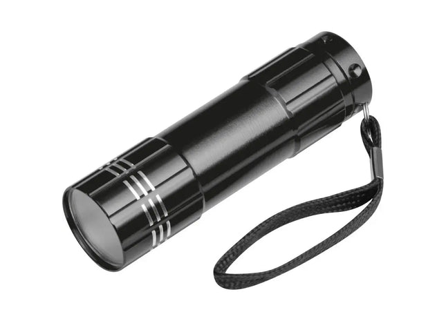 COB LED-Taschenlampe Montargis - Schwarz, ultrahell und langlebig für vielseitige Anwendungen TK Gruppe® Grosshandel 