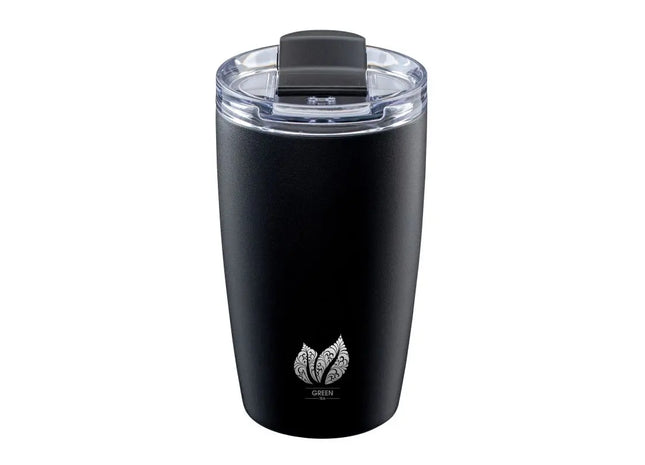 COLESSO Thermobecher, 400 ml – stilvoller Isolierbecher in Schwarz für unterwegs TK Gruppe® Grosshandel 