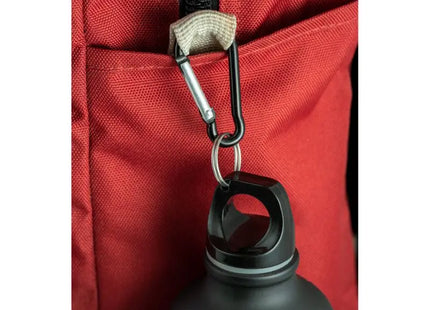 COLLINA Robuste Aluminiumflasche, 550ml mit Karabiner - Schwarz TK Gruppe® Grosshandel 