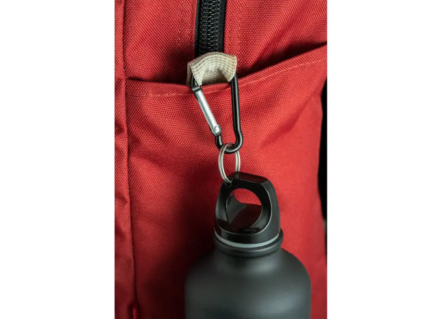 COLLINA Robuste Aluminiumflasche, 550ml mit Karabiner - Schwarz TK Gruppe® Grosshandel 
