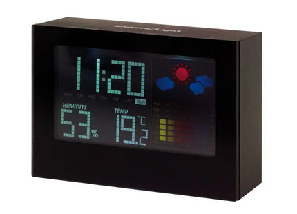 COLOUR Tischuhr in Schwarz - Stilvoll & Funktionell TK Gruppe® Grosshandel 