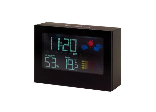 COLOUR Tischuhr in Schwarz - Stilvoll & Funktionell TK Gruppe® Grosshandel 