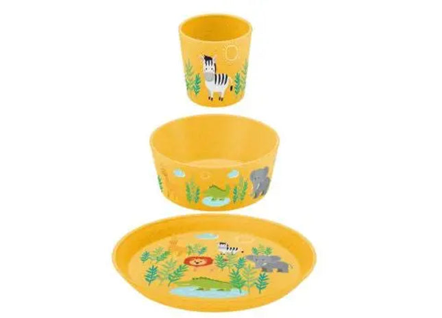 CONNECT AFRICA Teller Set - Organisches Gelb TK Gruppe® Grosshandel 