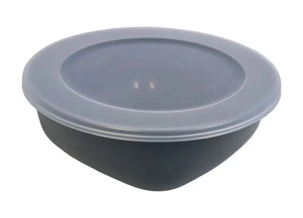 CONNECT BOX 1,3 - Nature Ash Grey, 1,3L Box, Durchsichtiger Deckel, Vielseitige Lagerbox TK Gruppe® Grosshandel 