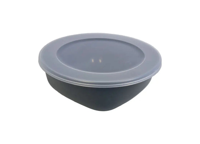 CONNECT BOX 1,3 - Nature Ash Grey, 1,3L Box, Durchsichtiger Deckel, Vielseitige Lagerbox TK Gruppe® Grosshandel 
