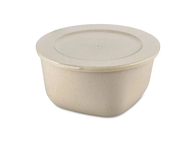 CONNECT BOX 2000 ml mit Deckel - Nature Desert Sand, Große Vielseitige Aufbewahrungsbox TK Gruppe® Grosshandel 