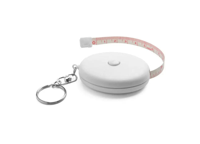 COPPI Schlüsselanhänger mit Messband - weiß TK Gruppe® Grosshandel 