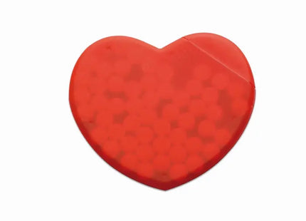 CORAMINT Pfefferminzspender in Herzform - Frisches Rot TK Gruppe® Grosshandel 