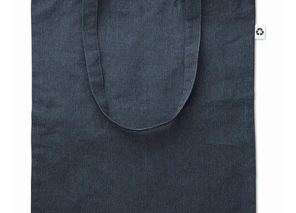 COTTONEL DUO Zweifarbige Einkaufstasche, Blau, Stylisch & Praktisch TK Gruppe® Grosshandel 