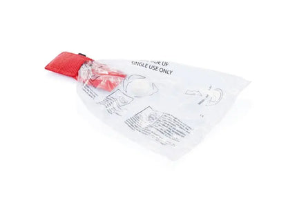 CPR Maske für den Schlüsselbund - rot: CPR-Maske am Schlüsselbund in Rot - Lebensrettend & Tragbar TK Gruppe® Grosshandel 