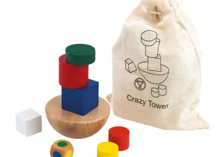 CRAZY TOWER Geschicklichkeitsspiel, Bunt, Spannend & Herausfordernd TK Gruppe® Grosshandel 