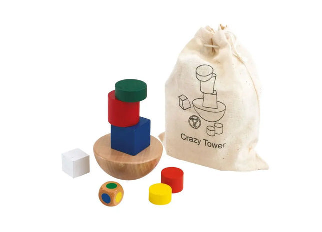 CRAZY TOWER Geschicklichkeitsspiel, Bunt, Spannend & Herausfordernd TK Gruppe® Grosshandel 