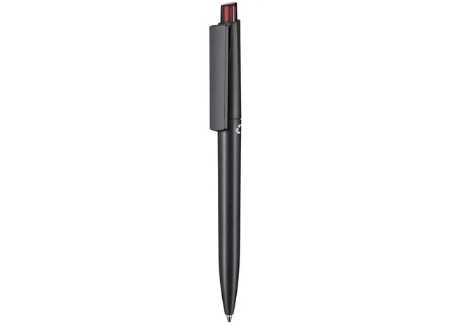 CREST RECYCLED+ Kugelschreiber in Schwarz-Rubinrot – Eleganter Öko-Stift TK Gruppe® Grosshandel 