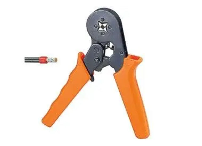 CRIMPZANGE: Hochleistungs-Crimpzange - Professionelles Werkzeug für präzises Kabelquetschen und Verpressen TK Gruppe® Grosshandel 