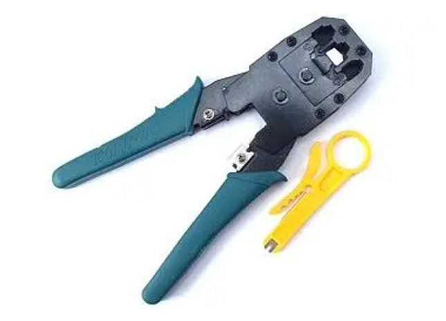 CRIMPZANGE: Hochwertige Crimpzange - Profi Kabelquetschzange für präzise Verbindungen in Elektro- und Automotive-Anwendungen TK Gruppe® Grosshandel 