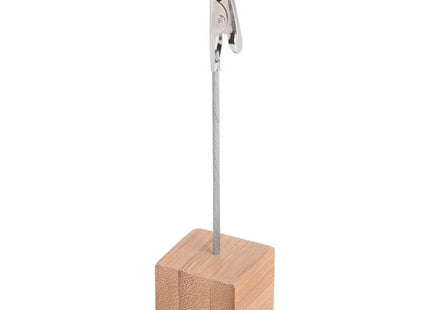 CUBE Memohalter in Braun-Silber - Modern & Funktionell für Büro TK Gruppe® Grosshandel 